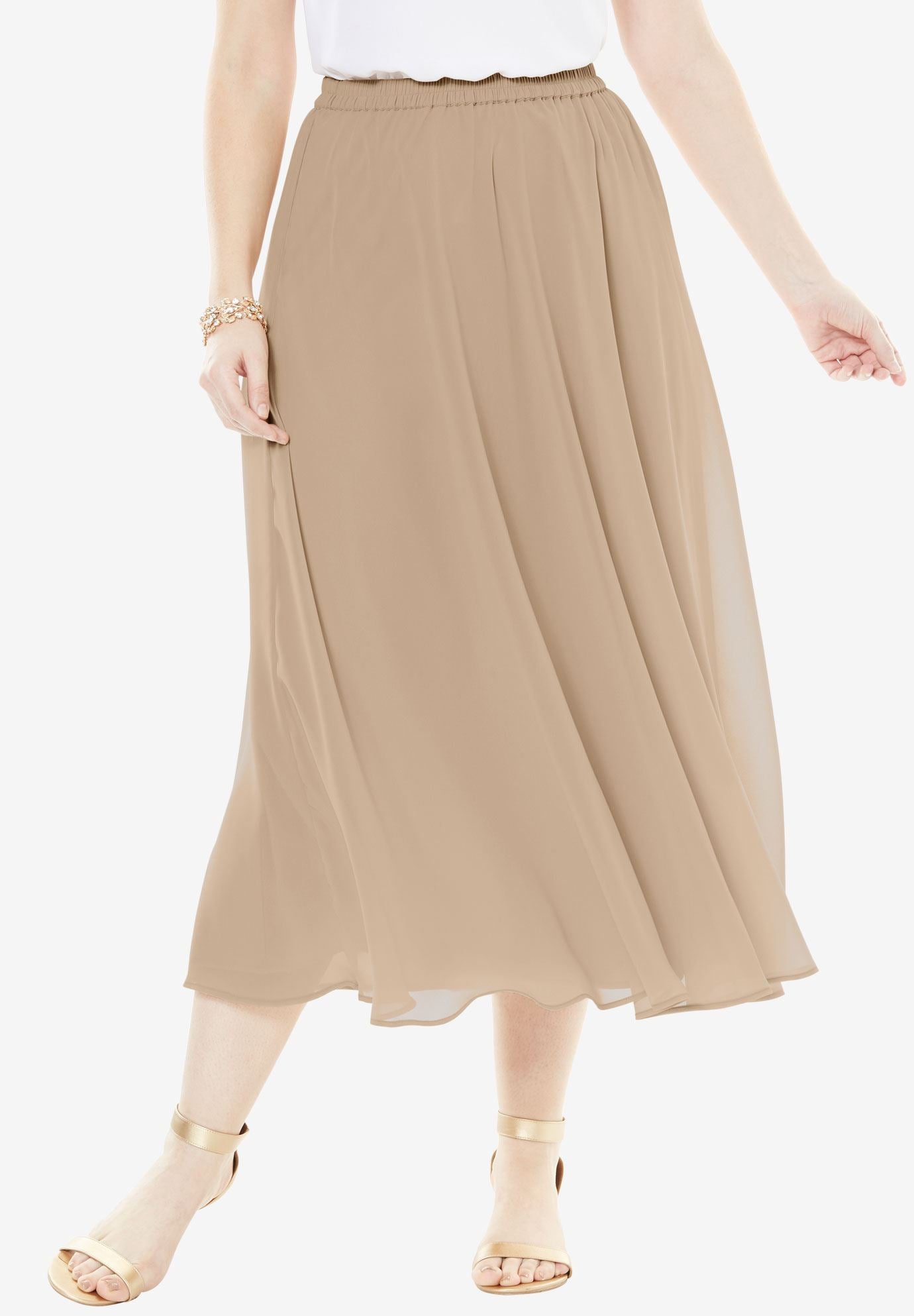 Long Skirt Plus Size Dresses Roaman's