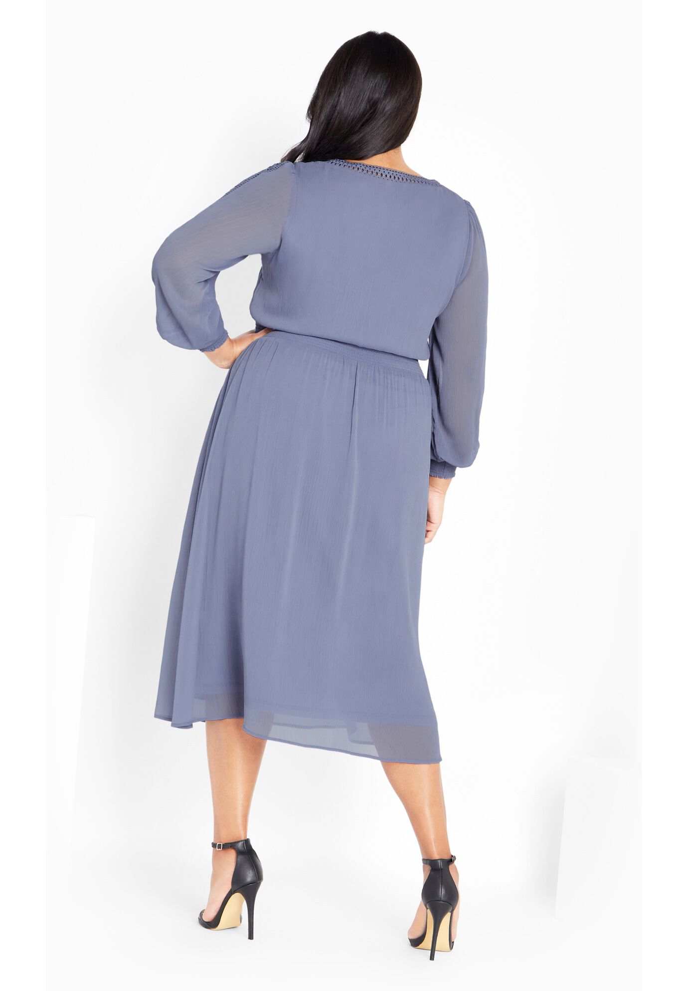 Elena Dress, COUNTRY BLUE, alternate image number 4