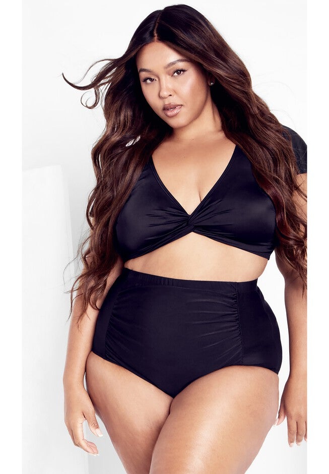 Ingrid Cap Sleeve Top - black, BLACK, hi-res image number 0