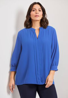 Pintuck Popover Top