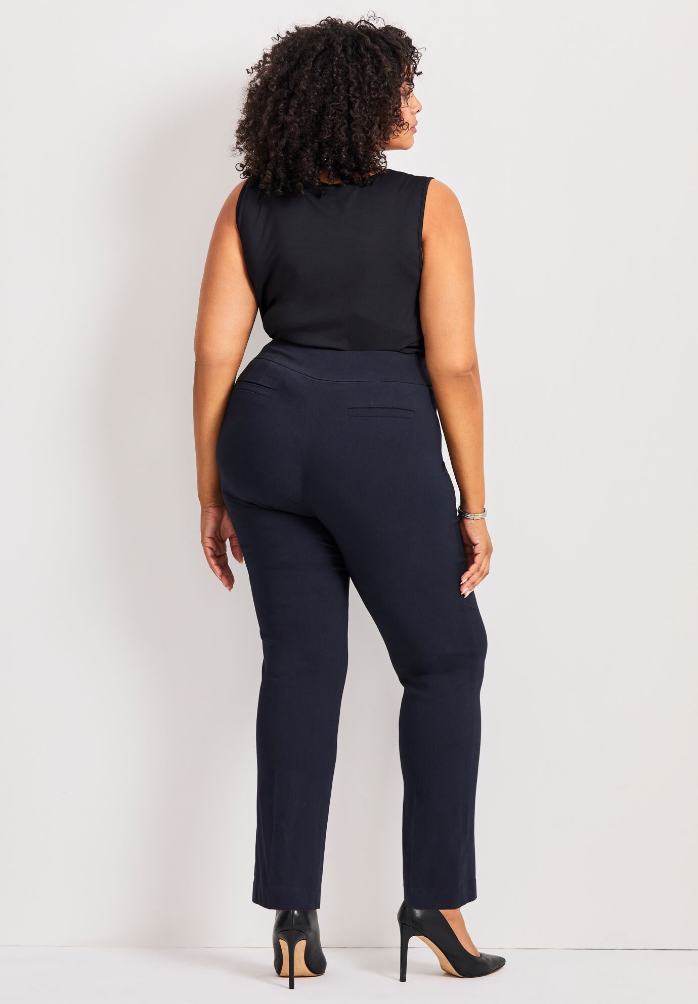 Super Stretch Zip Pant, NAVY, alternate image number 2