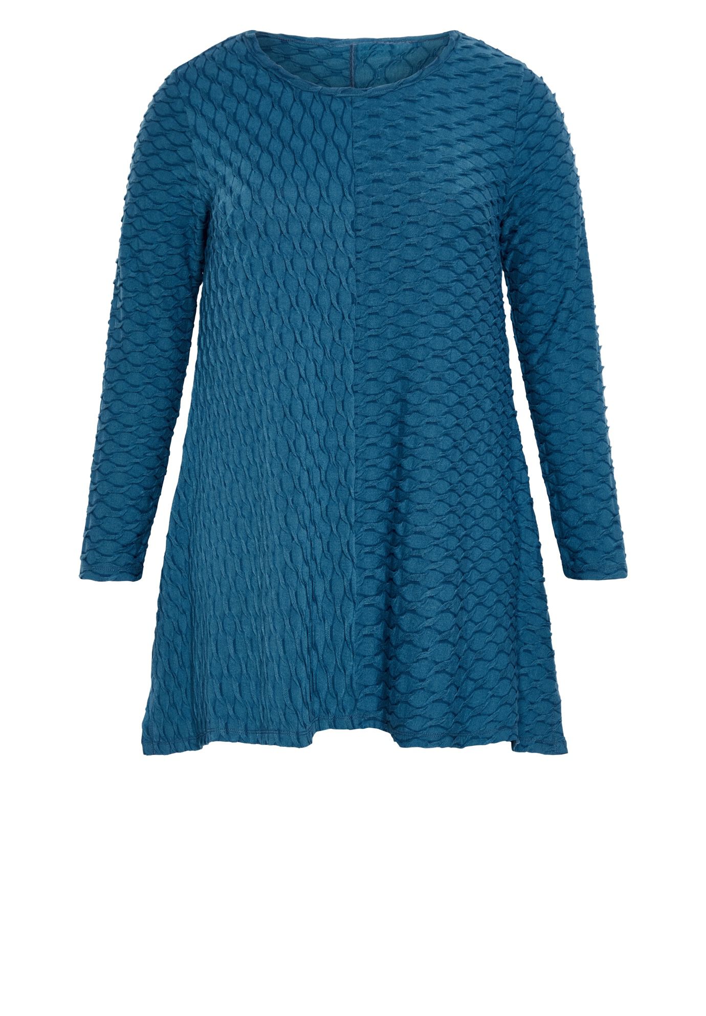 Tiarne Textured Tunic, TEAL, alternate image number 3