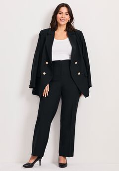 Plus Size Stretch Pants With Pockets