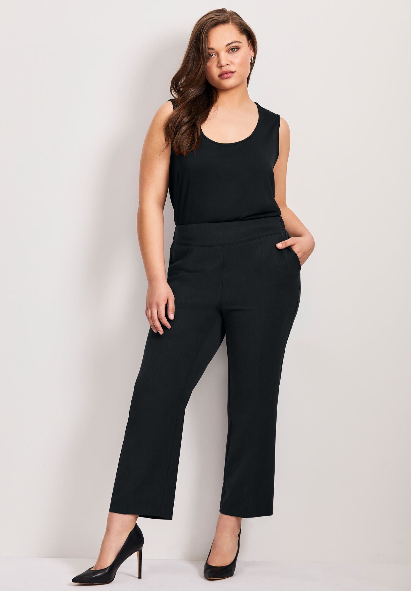 Cool Hand Pull On Pant, BLACK, on-hover image number 1