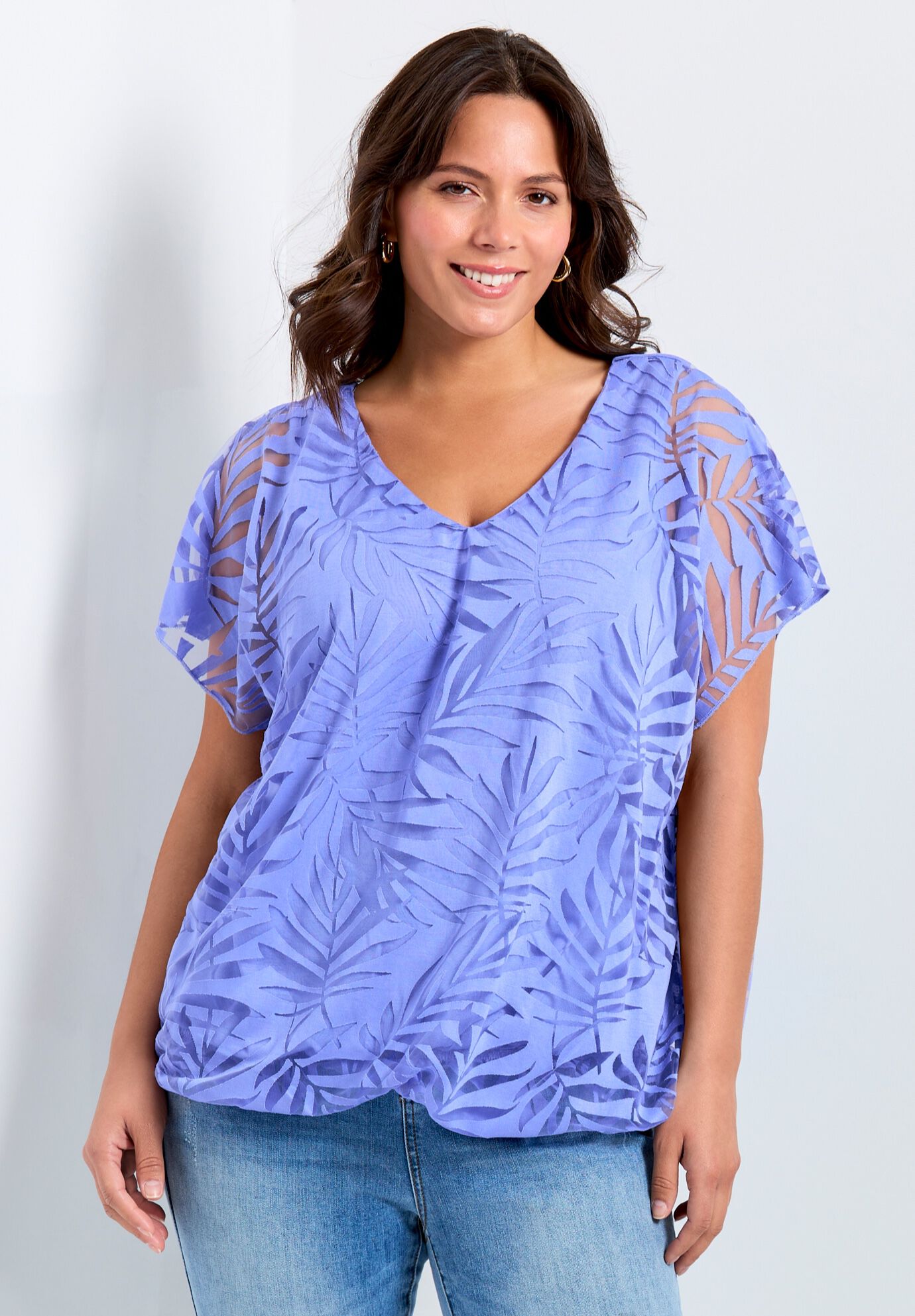Elora Burnout Top, LILAC, on-hover image number 1