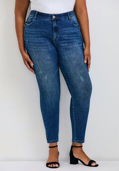 La Luna Zip Detail Skinny Jean