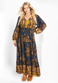 Ellery Long Sleeve Maxi Dress