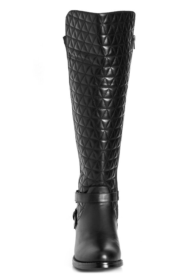 WIDE FIT Diana Tall Boot, BLACK, alternate image number null