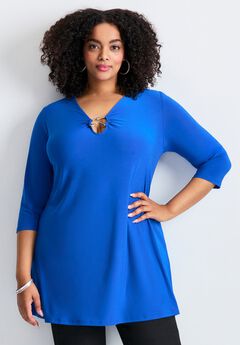 Ring Detail Tunic Top