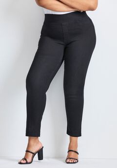 Plus Size Black Skinny Jeggings
