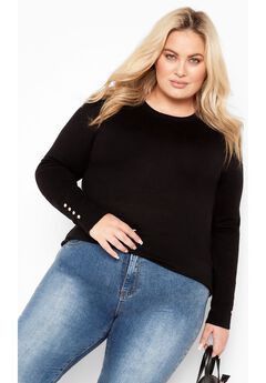 Lara Button Sweater