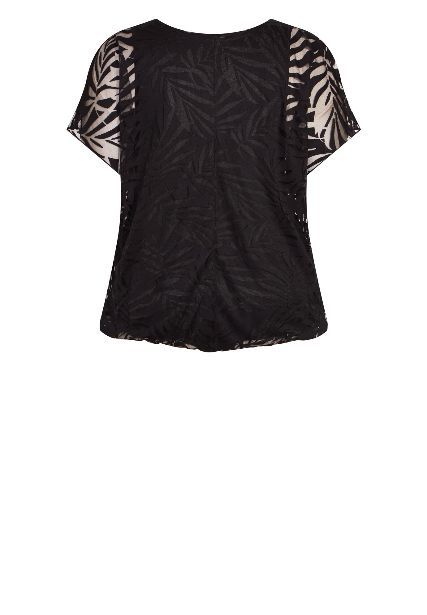 Elora Burnout Top, BLACK, alternate image number 4
