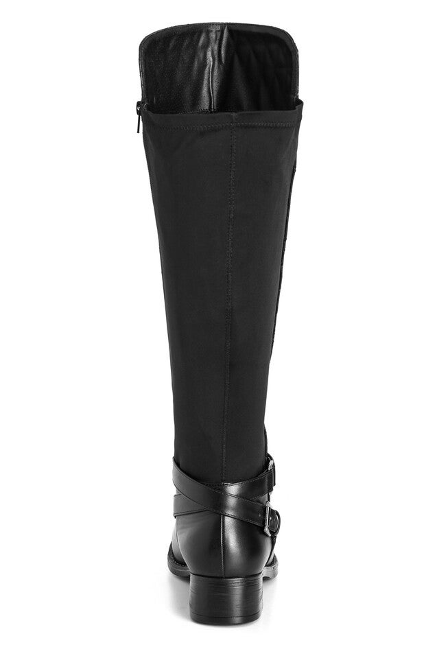 WIDE FIT Diana Tall Boot, BLACK, alternate image number null