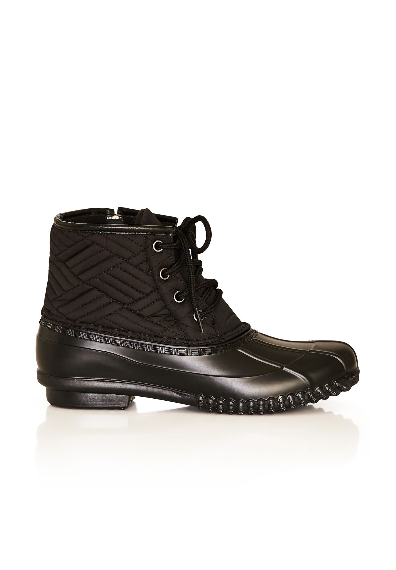 Mona Quilted Weather Boot, BLACK, alternate image number 2