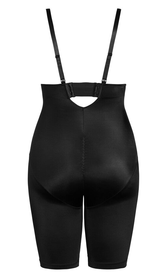 Smooth & Chic Plunge Bodyshaper - black, BLACK, alternate image number null