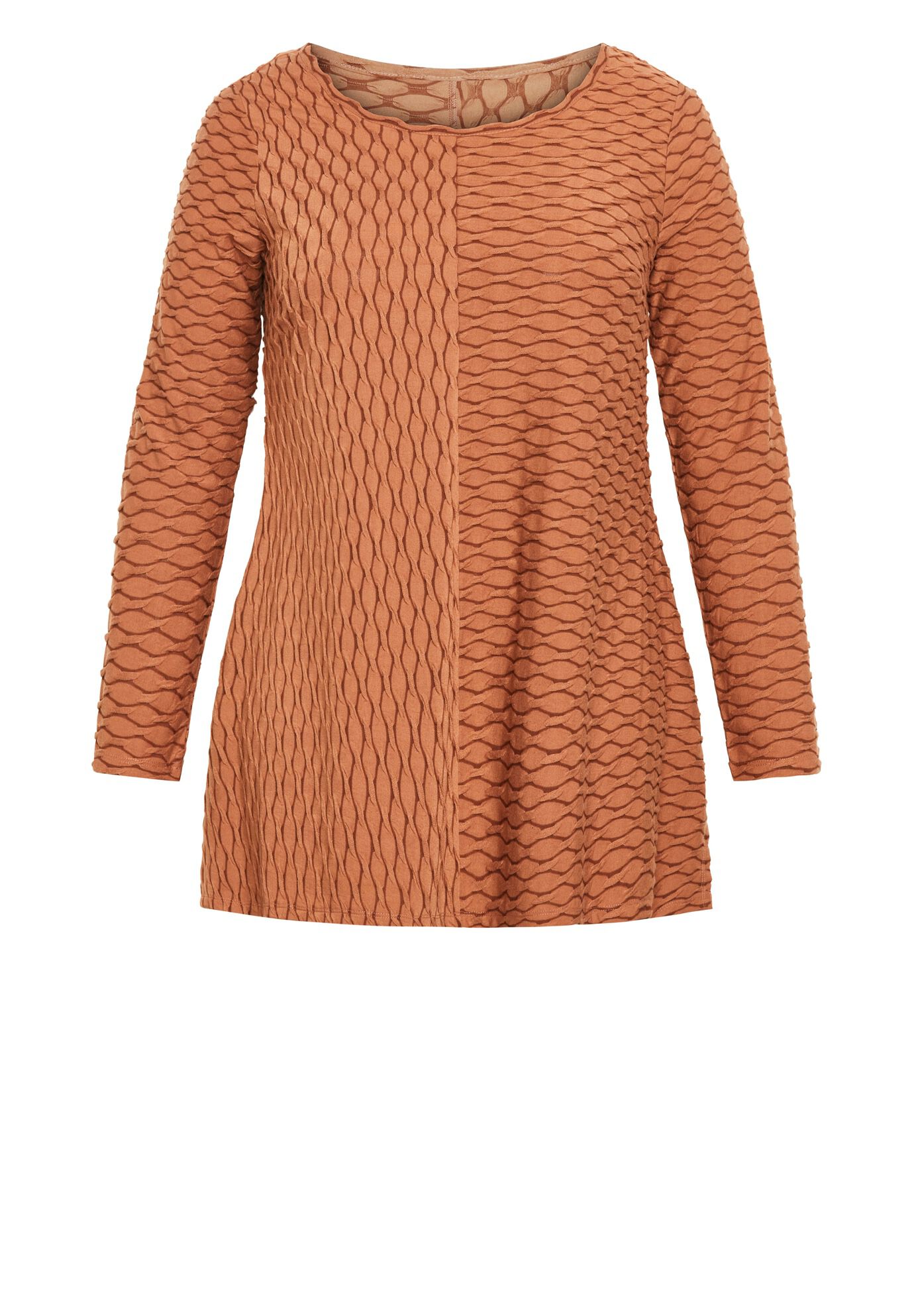 Tiarne Textured Tunic, CINNAMON, alternate image number 4