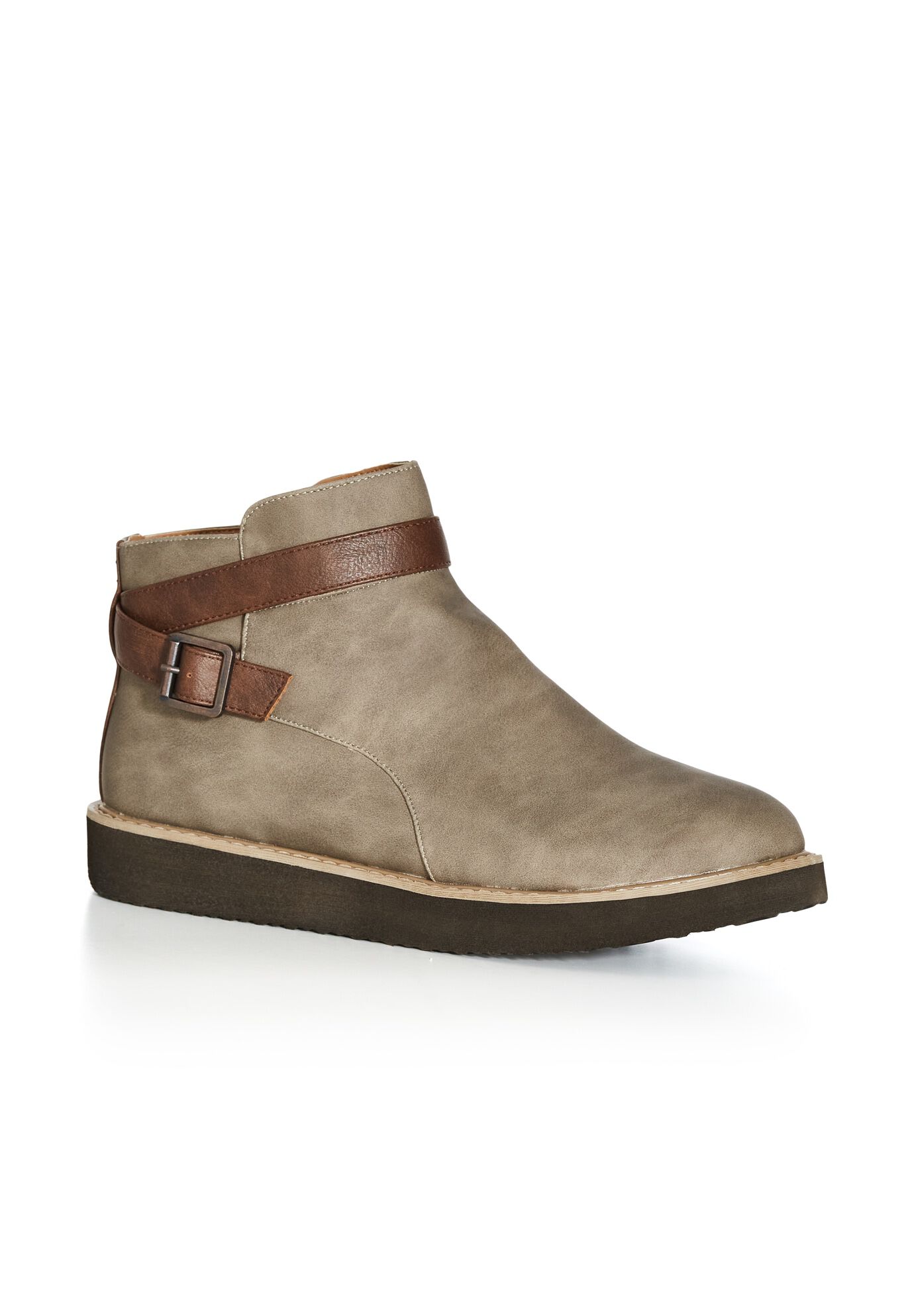Valentina Wide Width Ankle Boot, GREY, hi-res image number 0