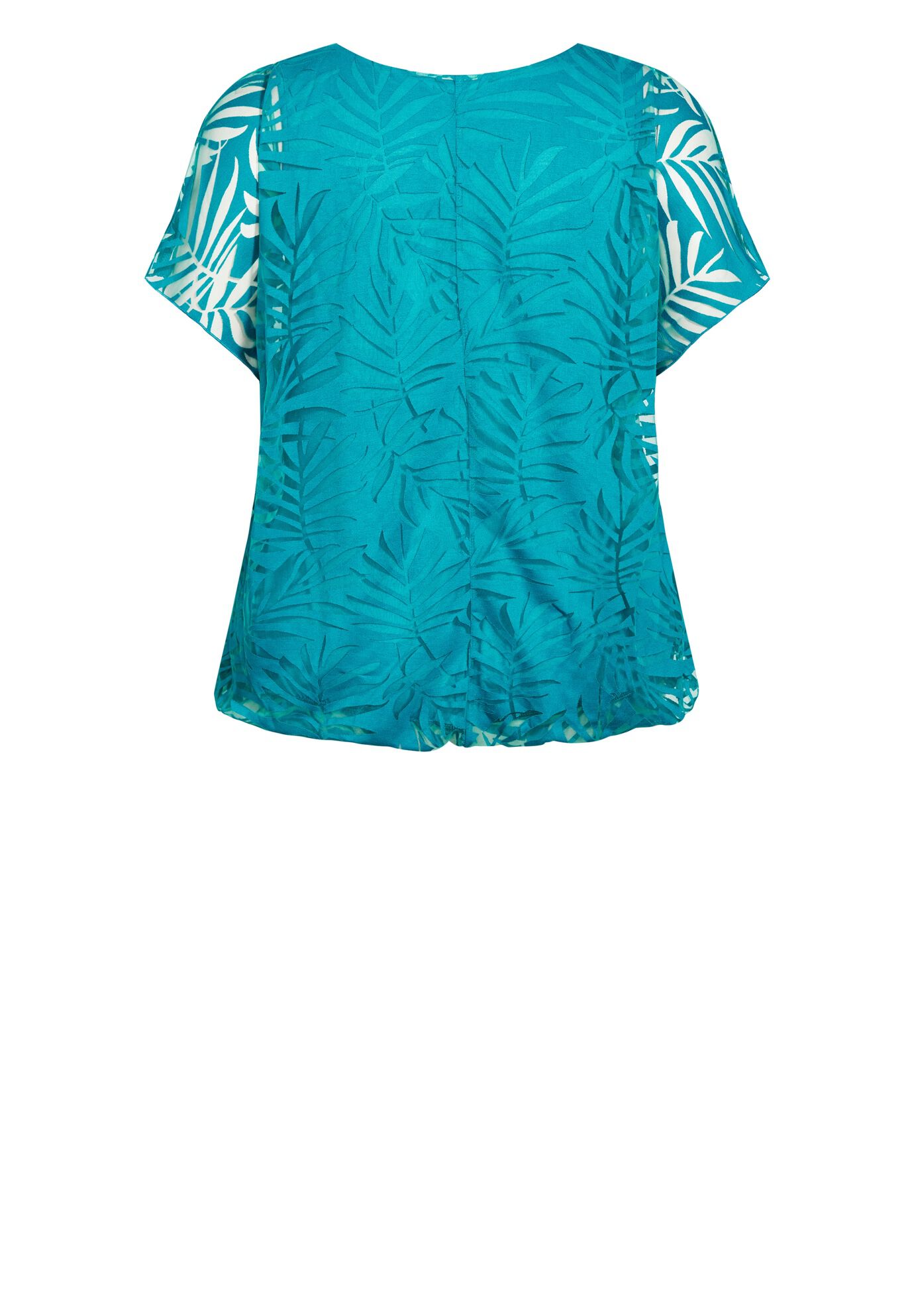 Elora Burnout Top, TEAL, alternate image number 6