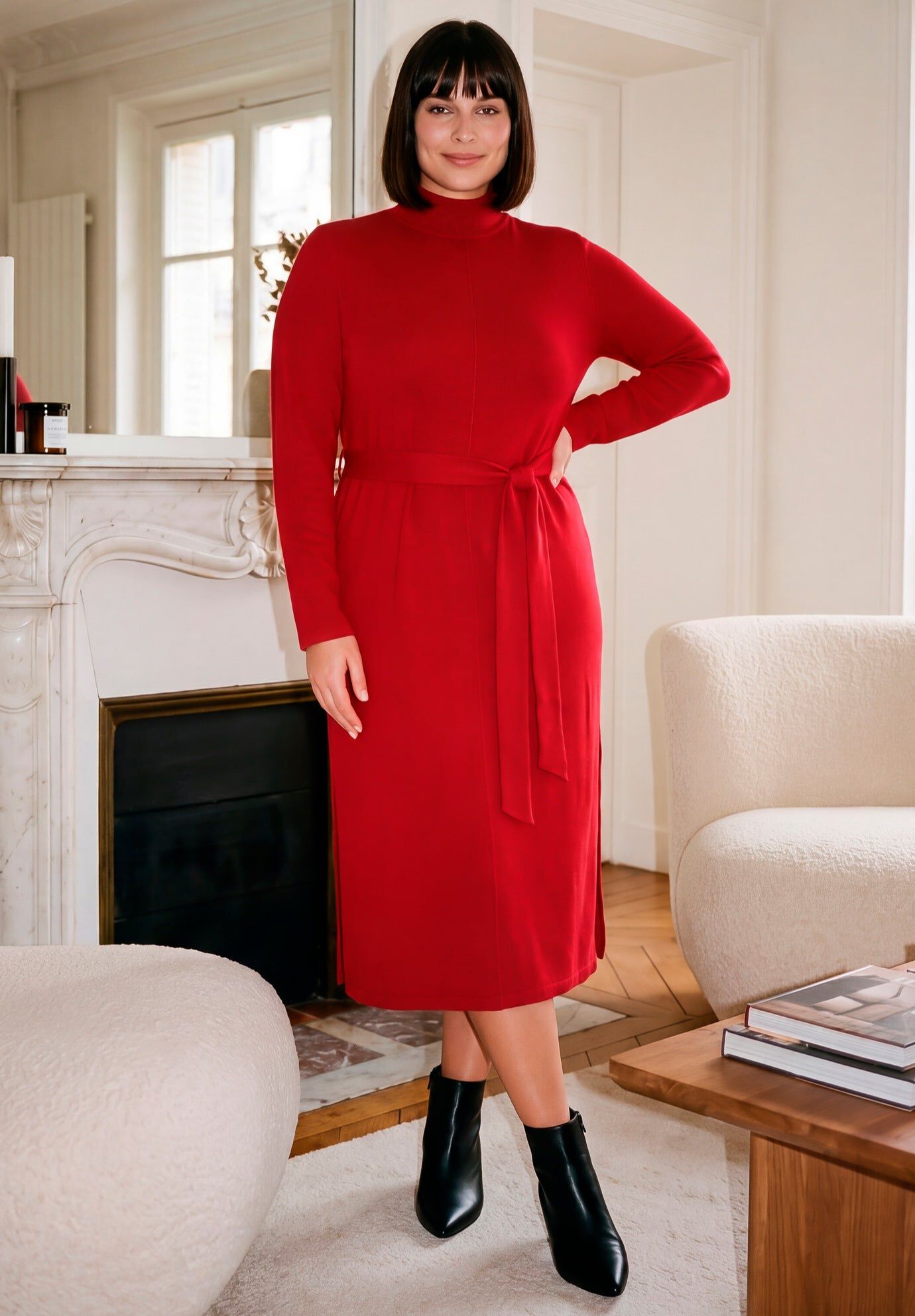 Ray Of Light Dress, VIBRANT RED, hi-res image number 0