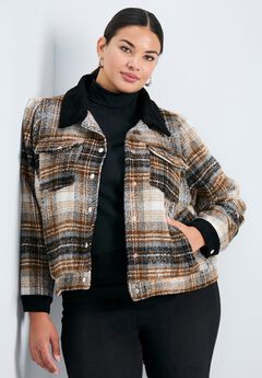 Plus Size Shirt Jackets