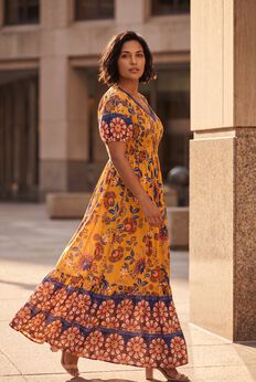Eve Border Dress