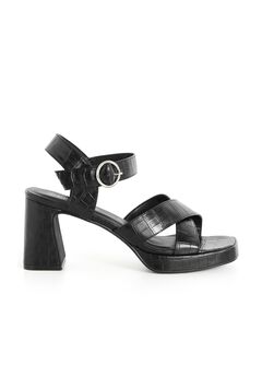 WIDE FIT Josie Platform - black