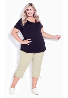 Cotton Cinch Capri