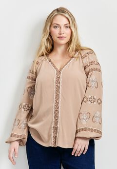Angelina Embroidered Blouse