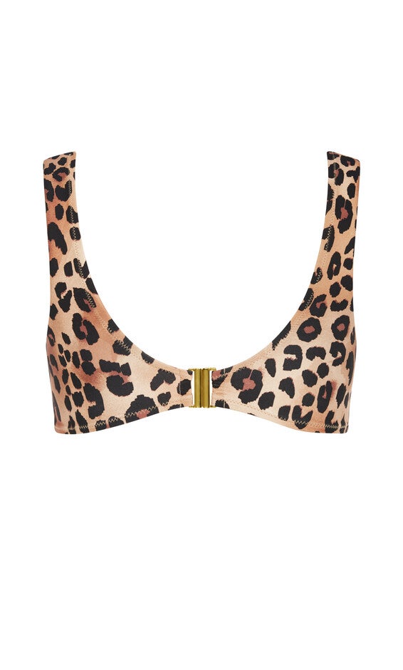 Vigo Print Underwire Bikini Top - animal, PRINT, alternate image number null