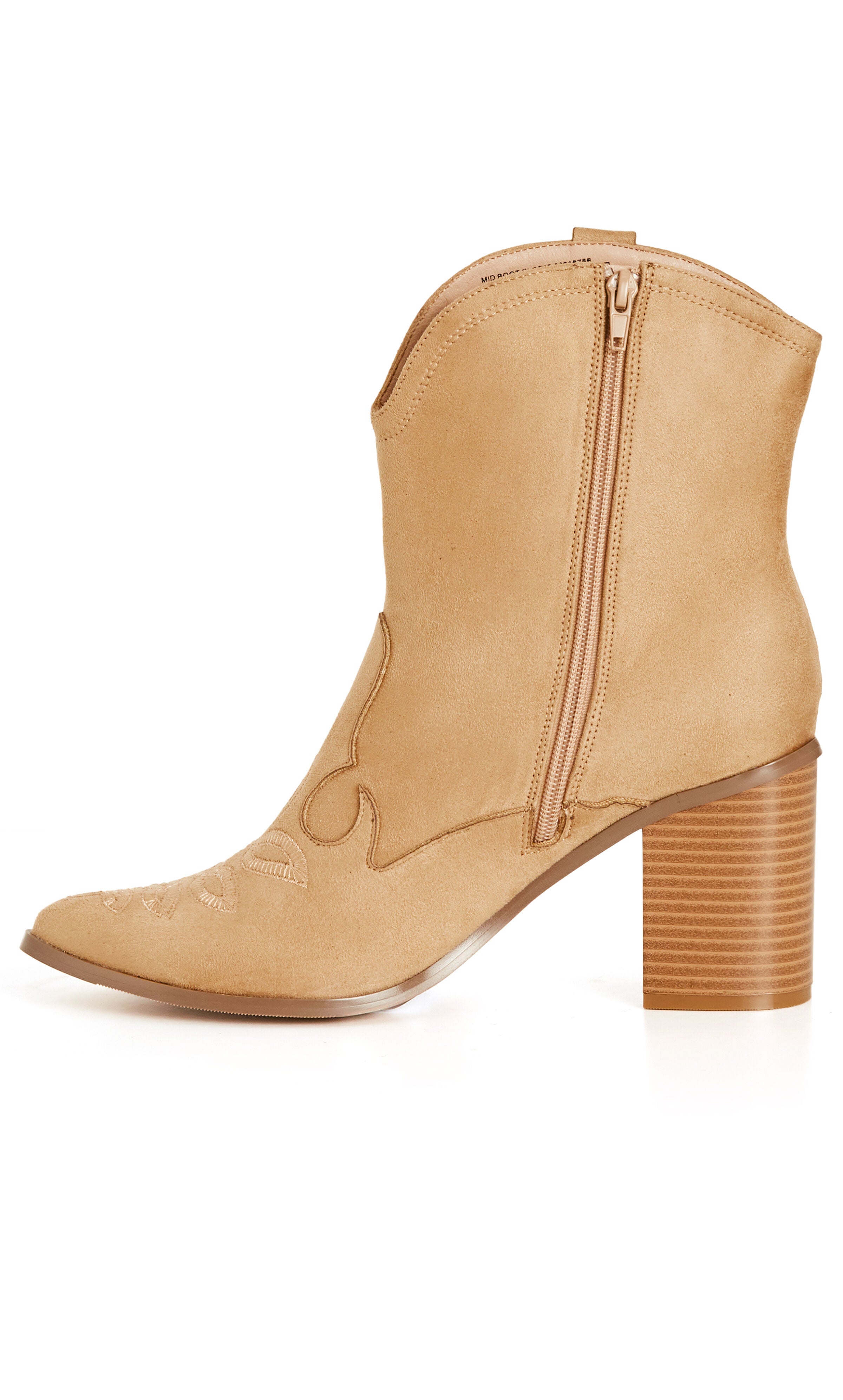 WIDE FIT Elodie Mid Boot - toffee, TOFFEE, alternate image number 4