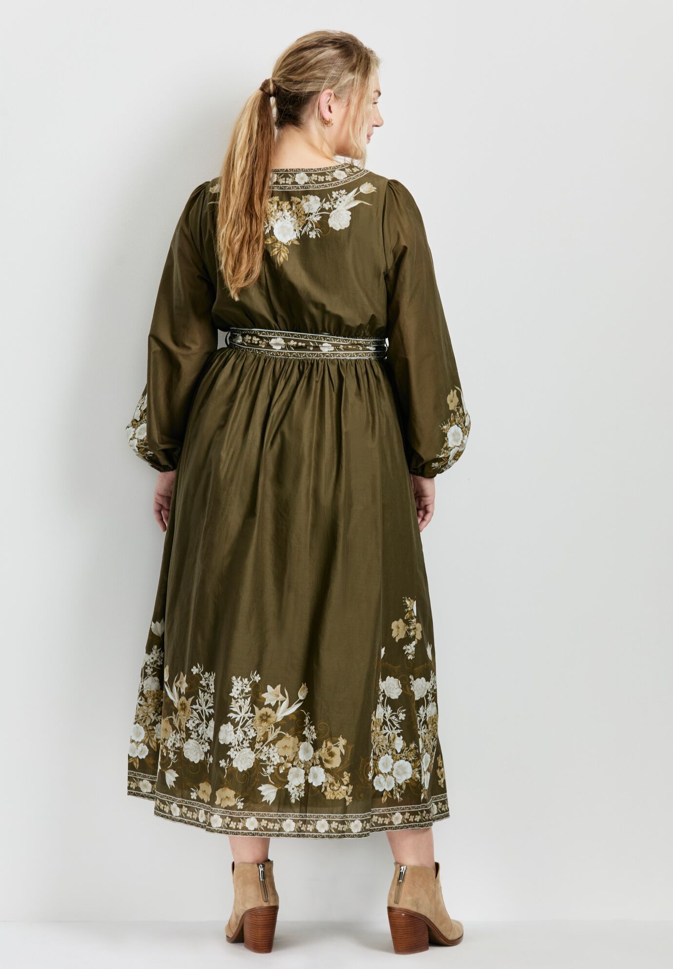 Ethereal Escape Maxi Dress, OLIVE ETHEREAL, alternate image number 2