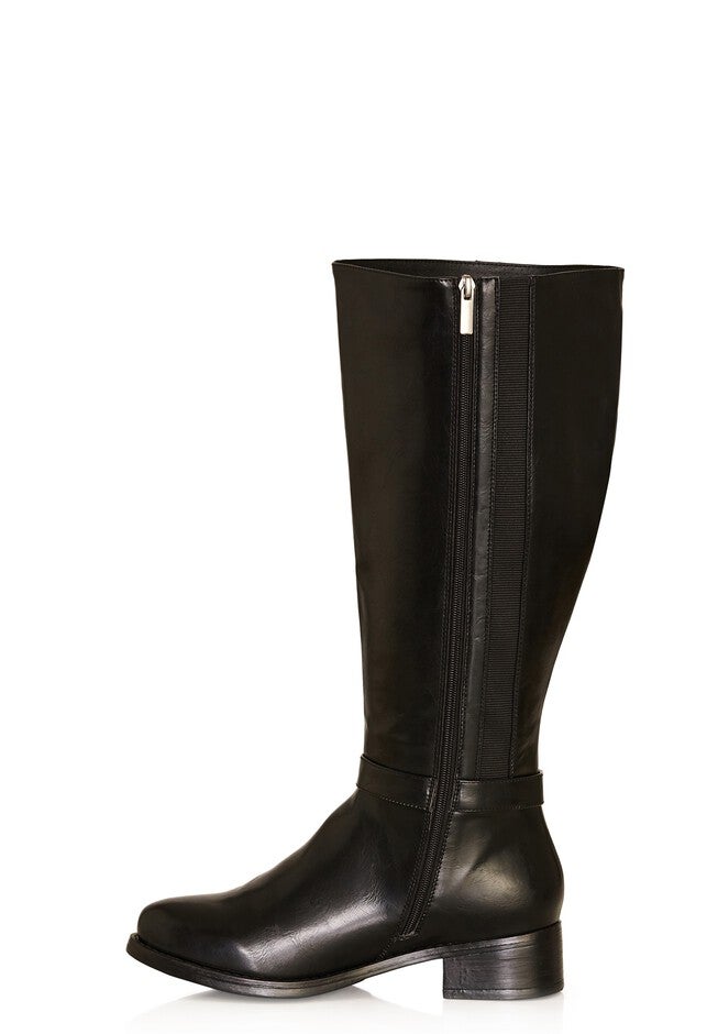 Alex Studded Tall Boot, BLACK, alternate image number 3