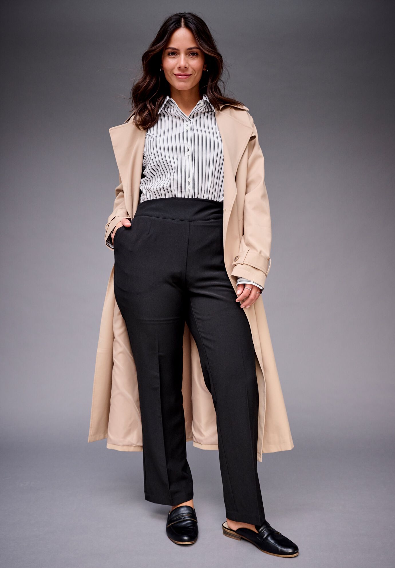 Cool Hand Pull On Pant, BLACK, alternate image number 4