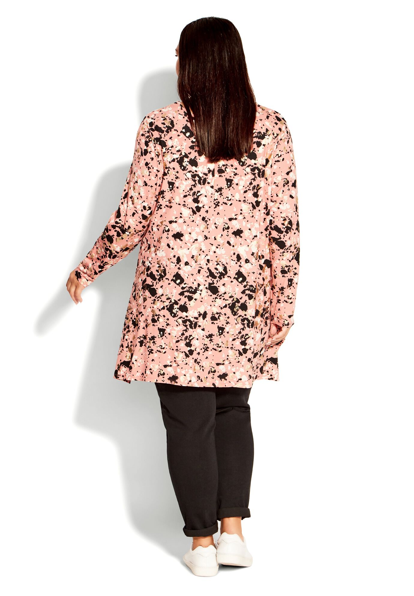 Leisure Button Tunic, COPPER SPECKLE, alternate image number 2