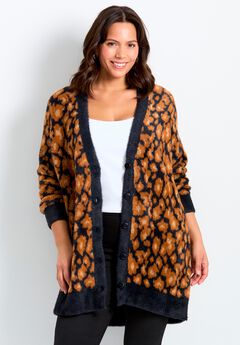 Button Front Cozy Cardigan