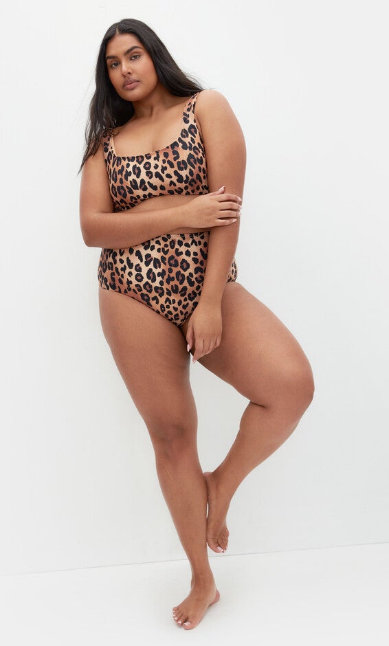 Vigo Print Underwire Bikini Top - animal, PRINT, alternate image number null