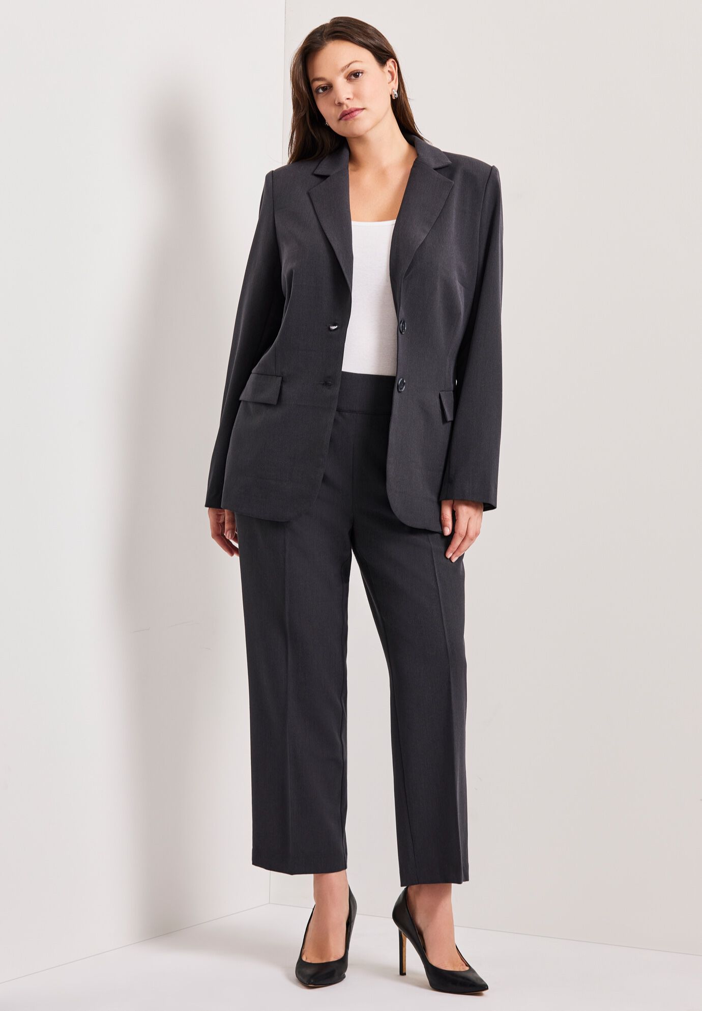 Cool Hand Classic Blazer, CHARCOAL MARLED, alternate image number 3
