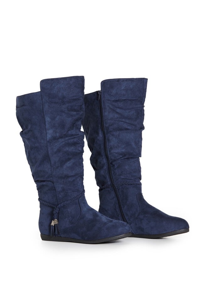 Kendra Tall Boot, NAVY, alternate image number null
