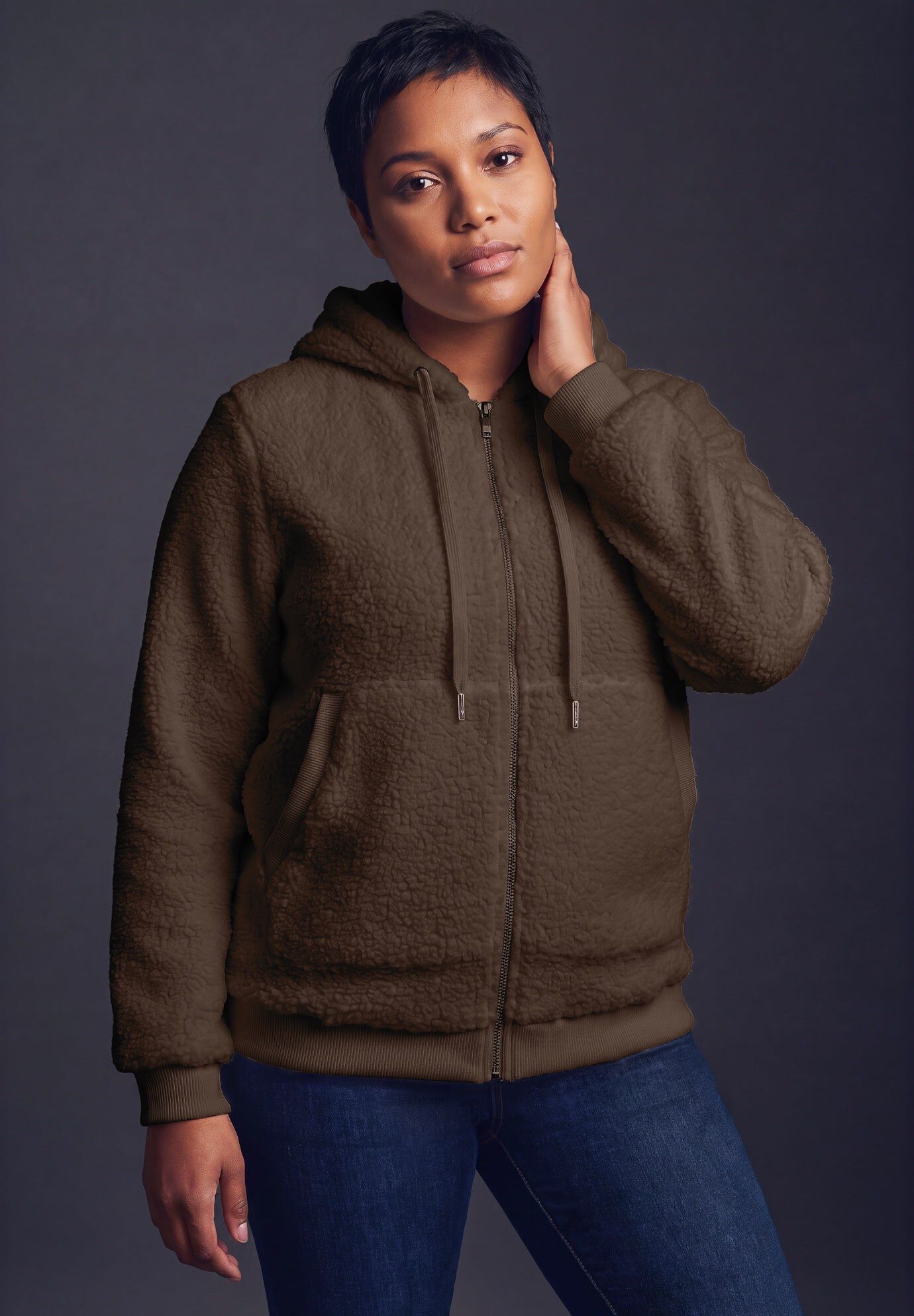 Textured Hoodie