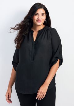 Madeline Tab Sleeve Blouse