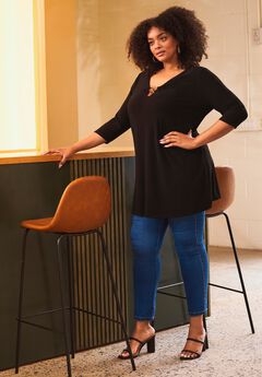 Ring Detail Tunic Top