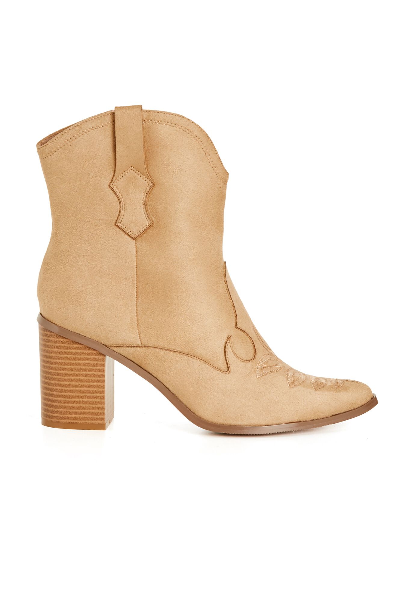 WIDE FIT Elodie Mid Boot - toffee, TOFFEE, on-hover image number 1