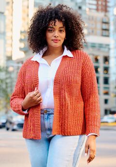 Open Front Cardigan Sweater