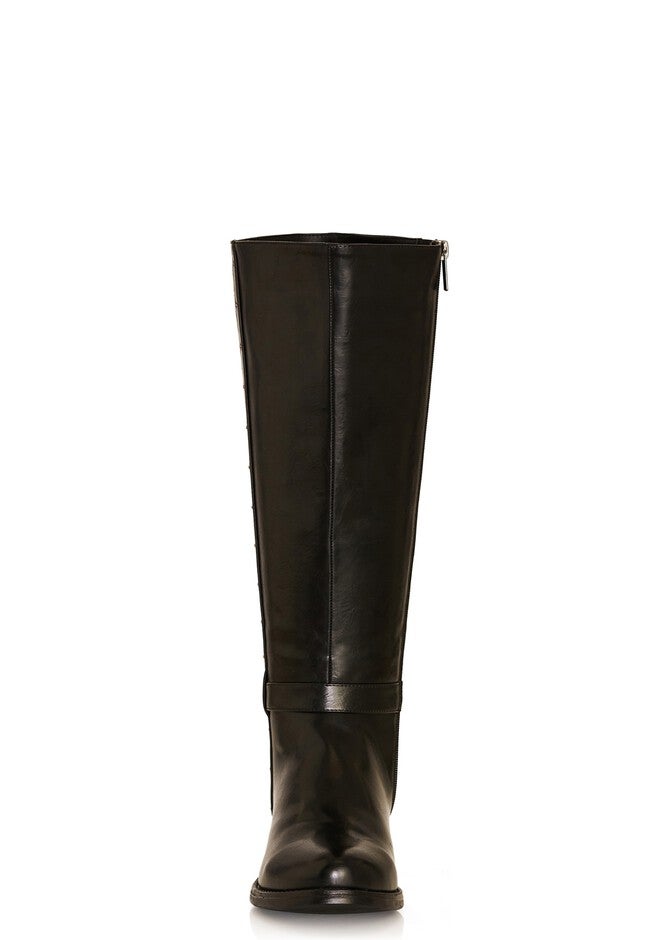 Alex Studded Tall Boot, BLACK, alternate image number 4