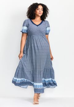 Eve Border Dress
