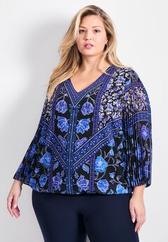 Harmony Pleat Sleeve Top