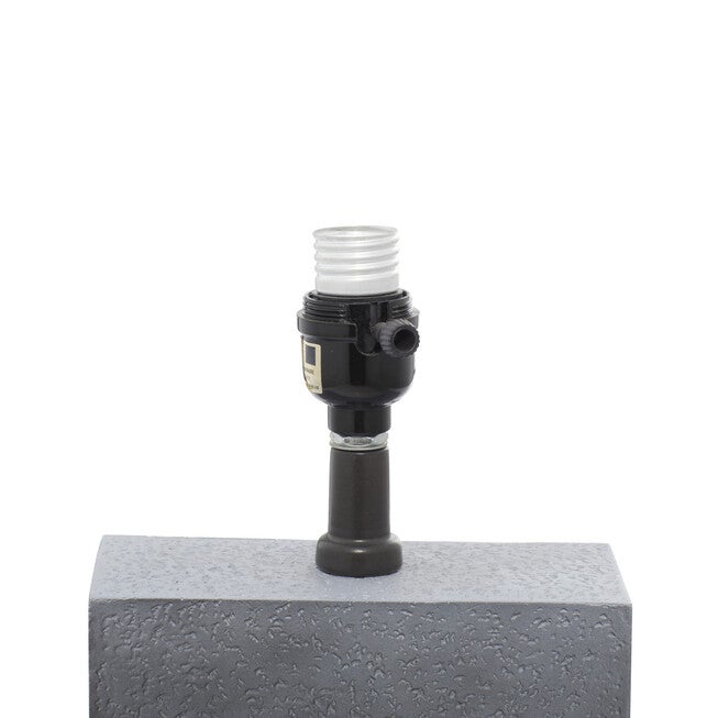 Grey Polystone Transitional Table Lamp, , alternate image number null