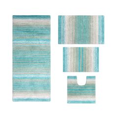 Gradiation 4-Pc. Set Bath Rug Collection