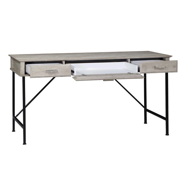 Saint Birch Elma Writing Desk In Washed Gray Writing Desk, , alternate image number null