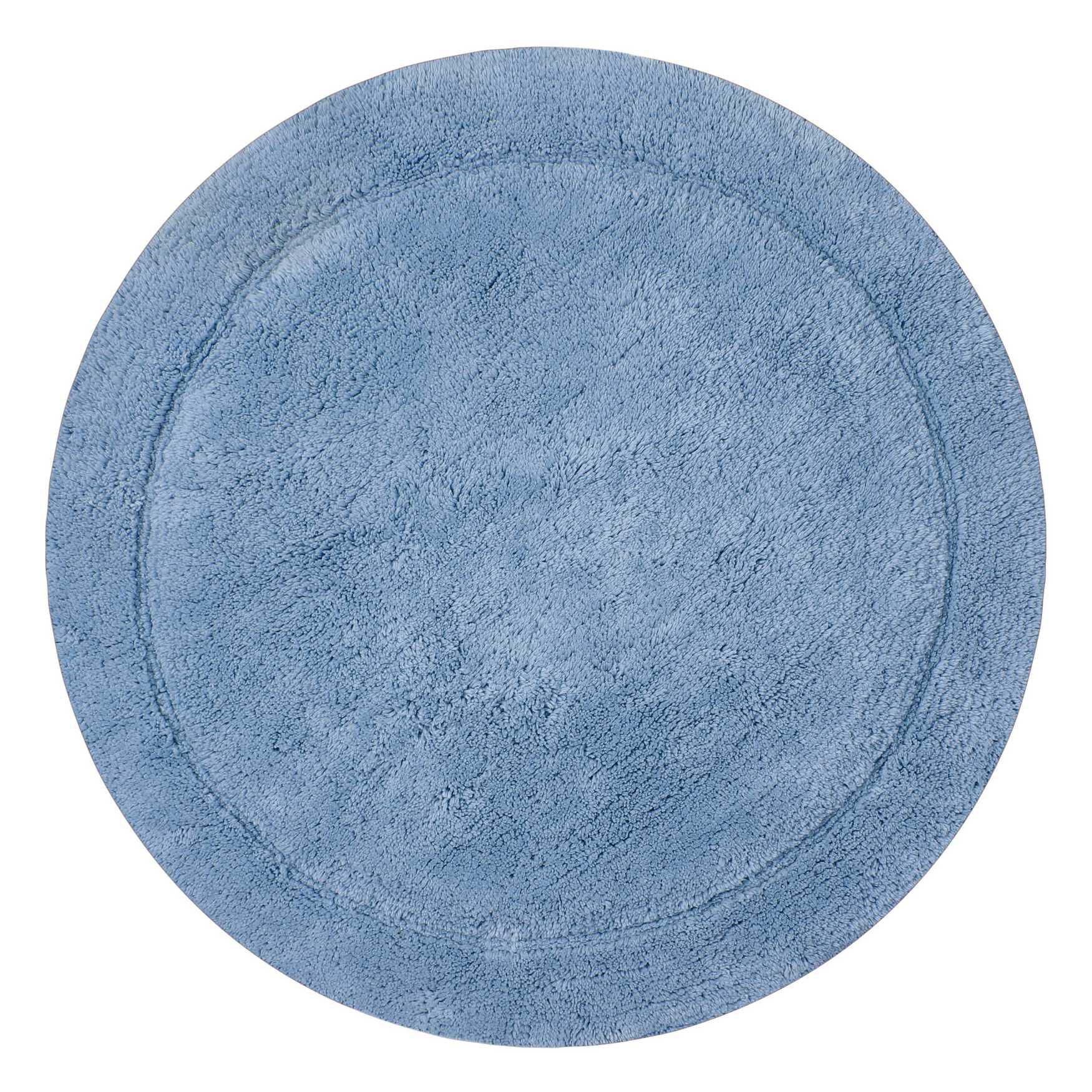 Bloomfield Round Bath Rug Collection, BLUE, hi-res image number 0